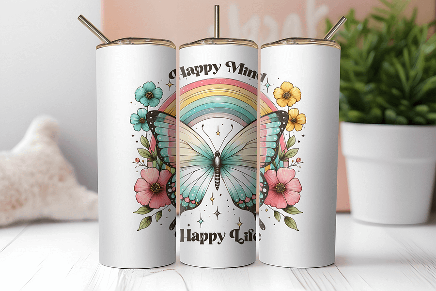 Enchanted Garden Stainless Steel Tumbler product image (2)