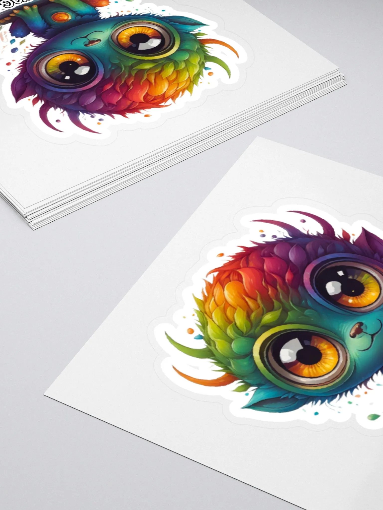 Embracing My Weirdness Era-Kawaii Cute Colorful Creature Sticker-Rainbow Sticker-LGBTQIA+ Sticker product image (12)