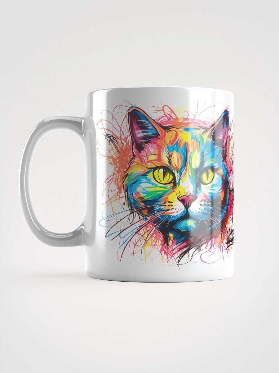 Graffiti Scribbles Cat 2 , Mug product image (11)