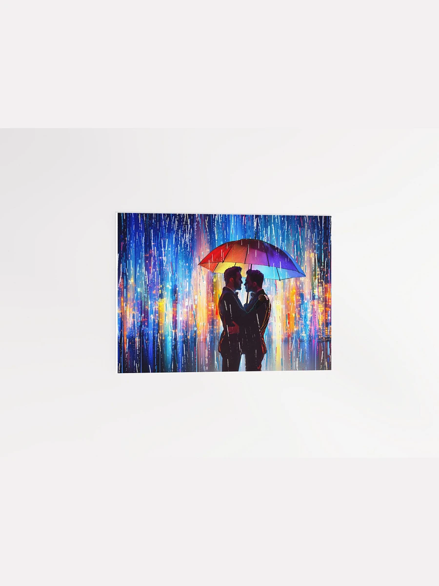 City Serenade - Love in the Rain Matte Poster product image (2)