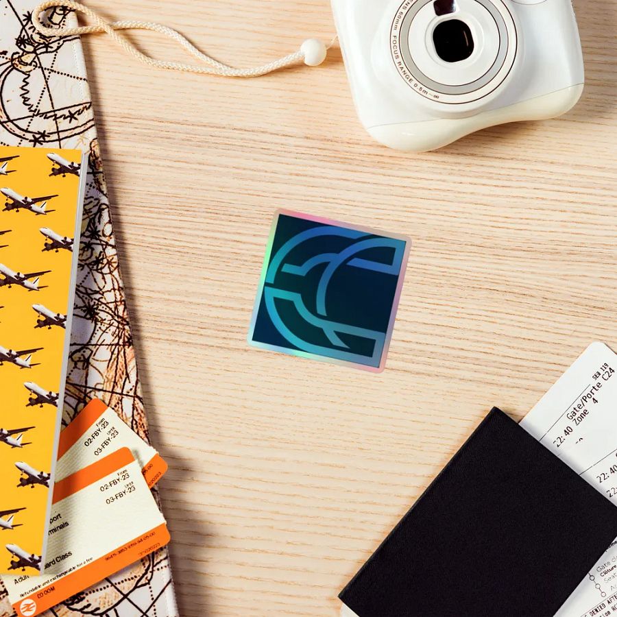 Cosmic Crescents Holographic Sticker Set product image (7)