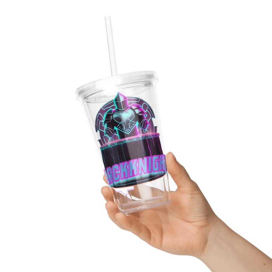 Blackknight513 Double Wall Clear Plastic Tumbler (16 oz) product image (6)