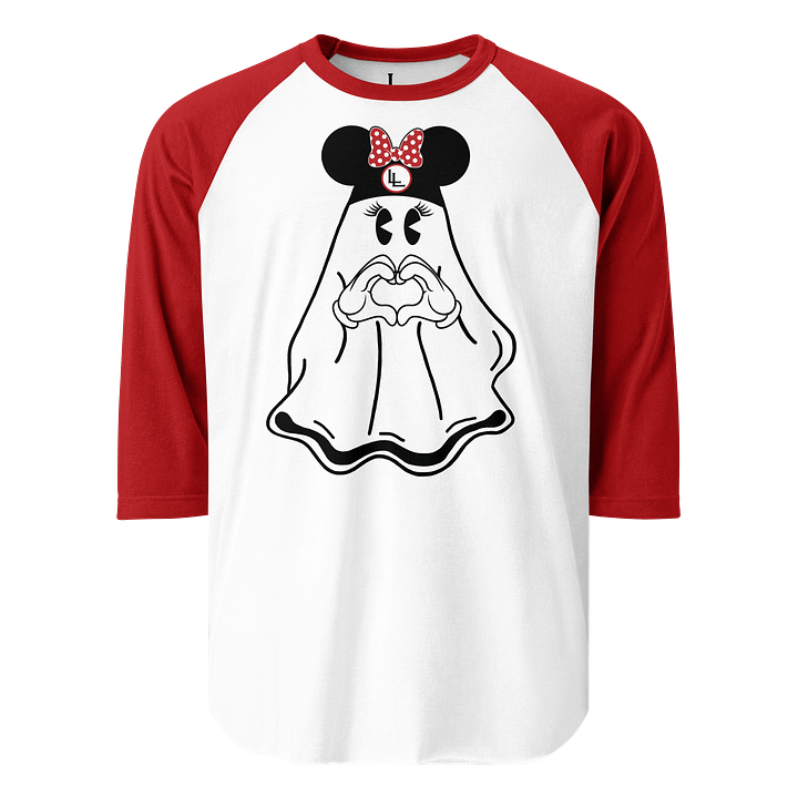 Disnerd Susie Spooks Raglan | White/Red product image (1)
