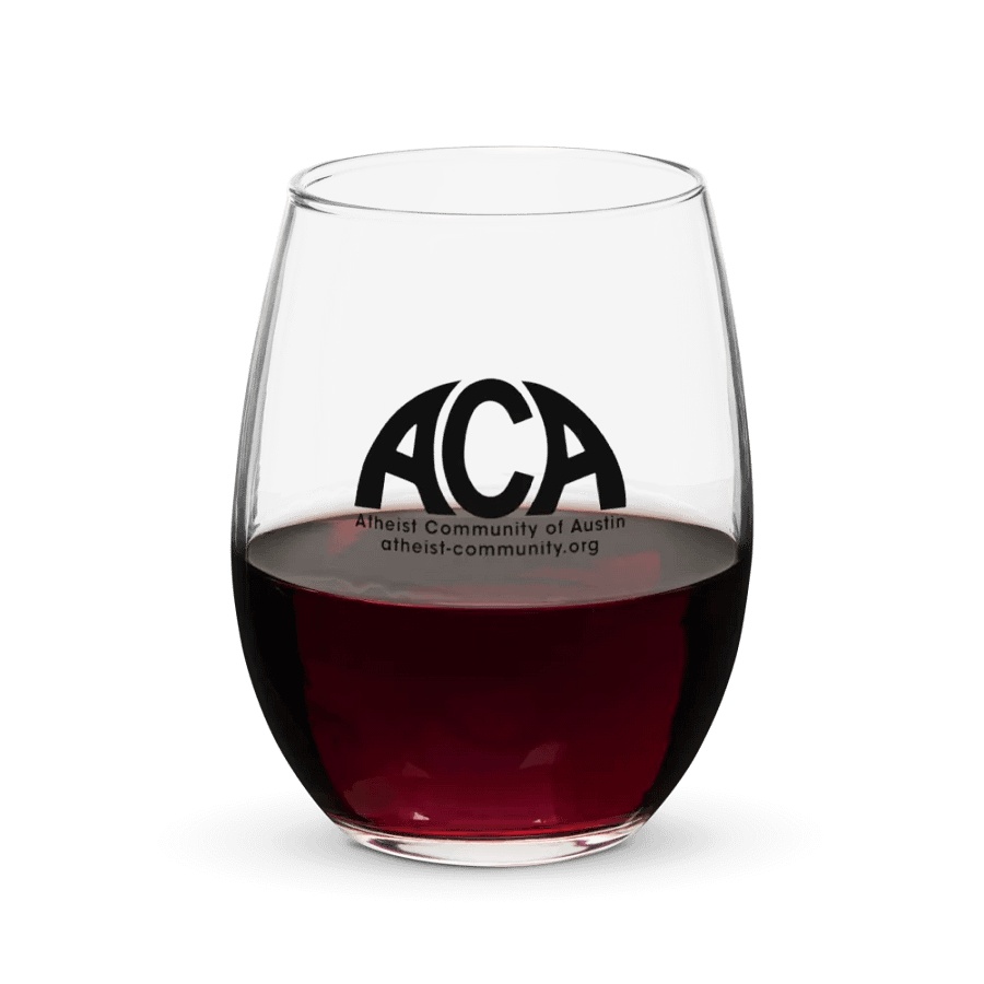 The Atheist Community of Austin - Wine Glass product image (5)