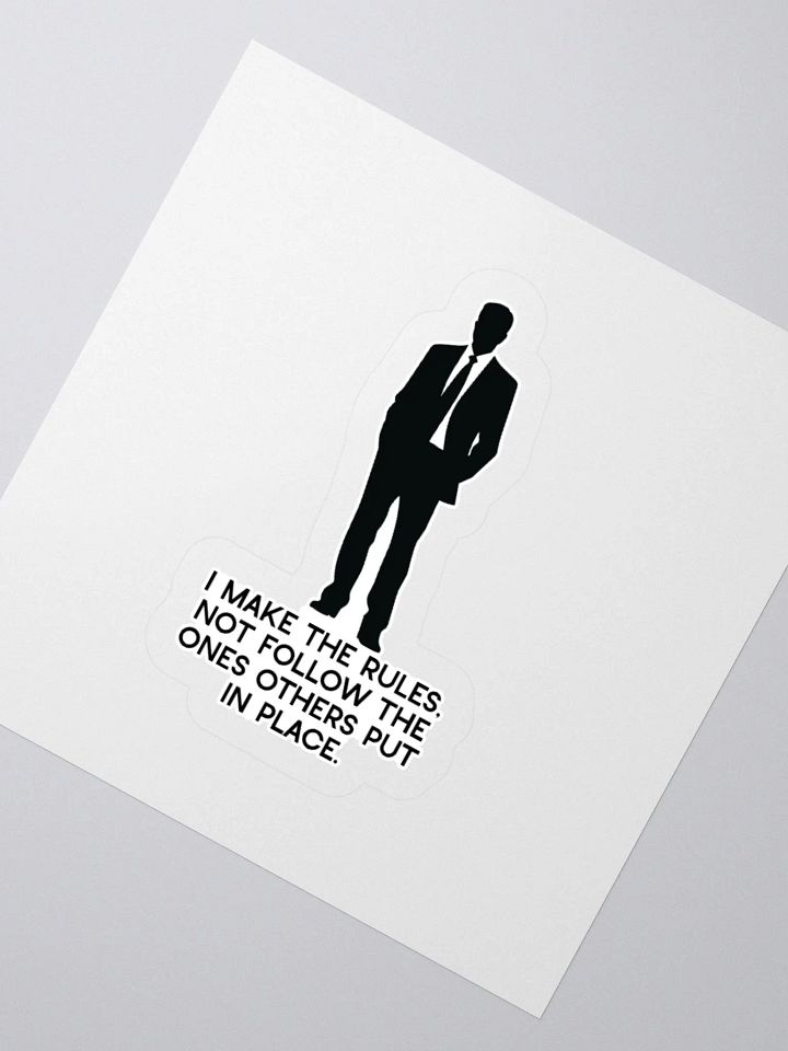 I Make The Rules Sticker product image (2)