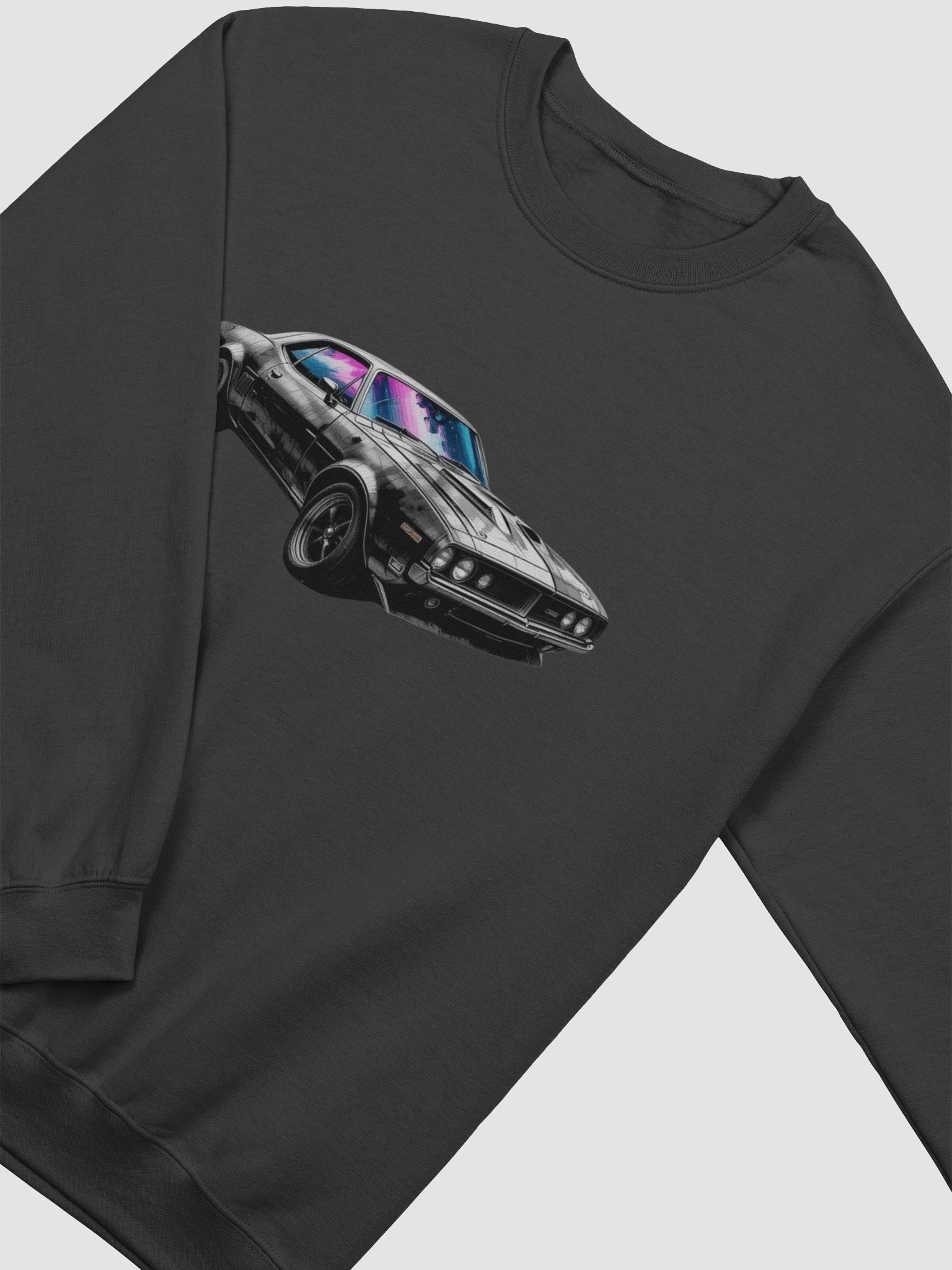 Vintage Muscle Car Graphic Sweatshirt product image (2)