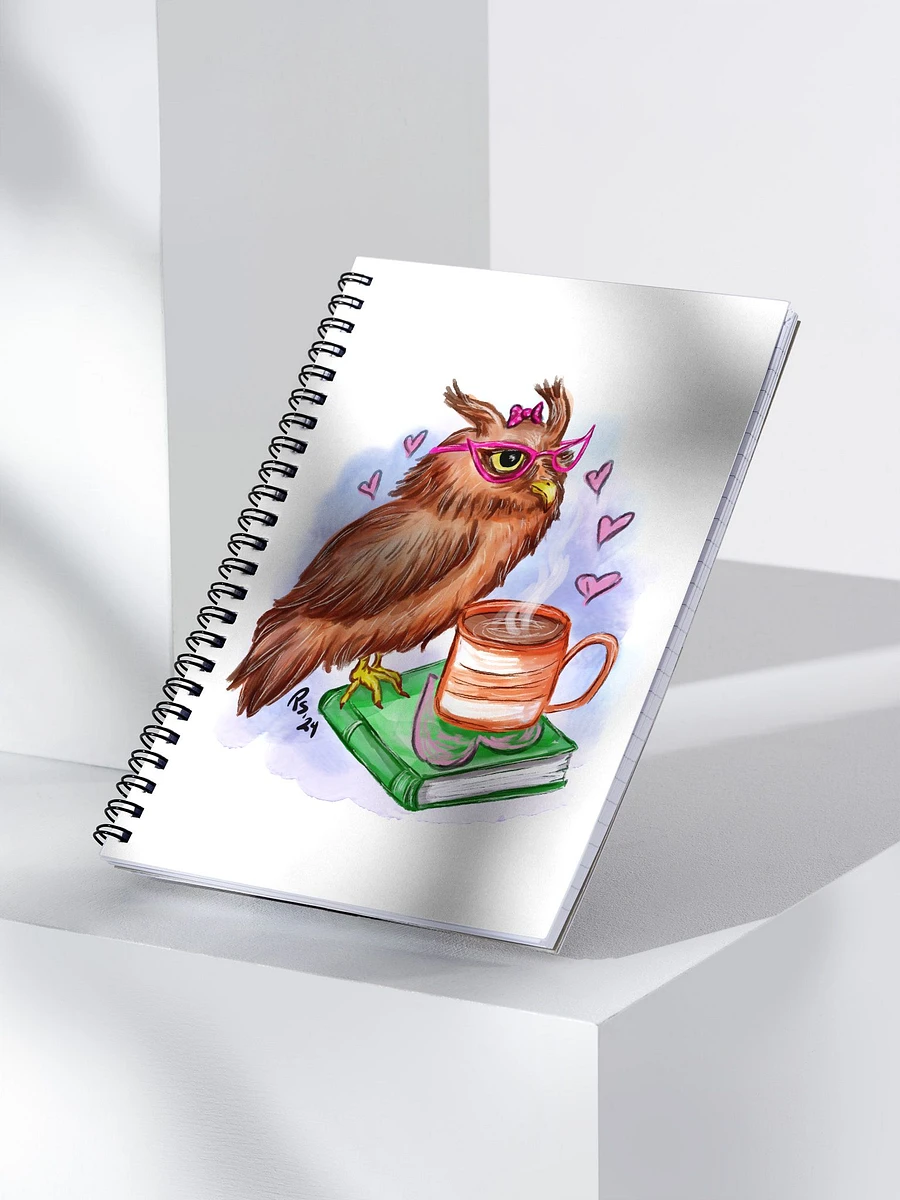 Owl and Coffee Notebook product image (3)