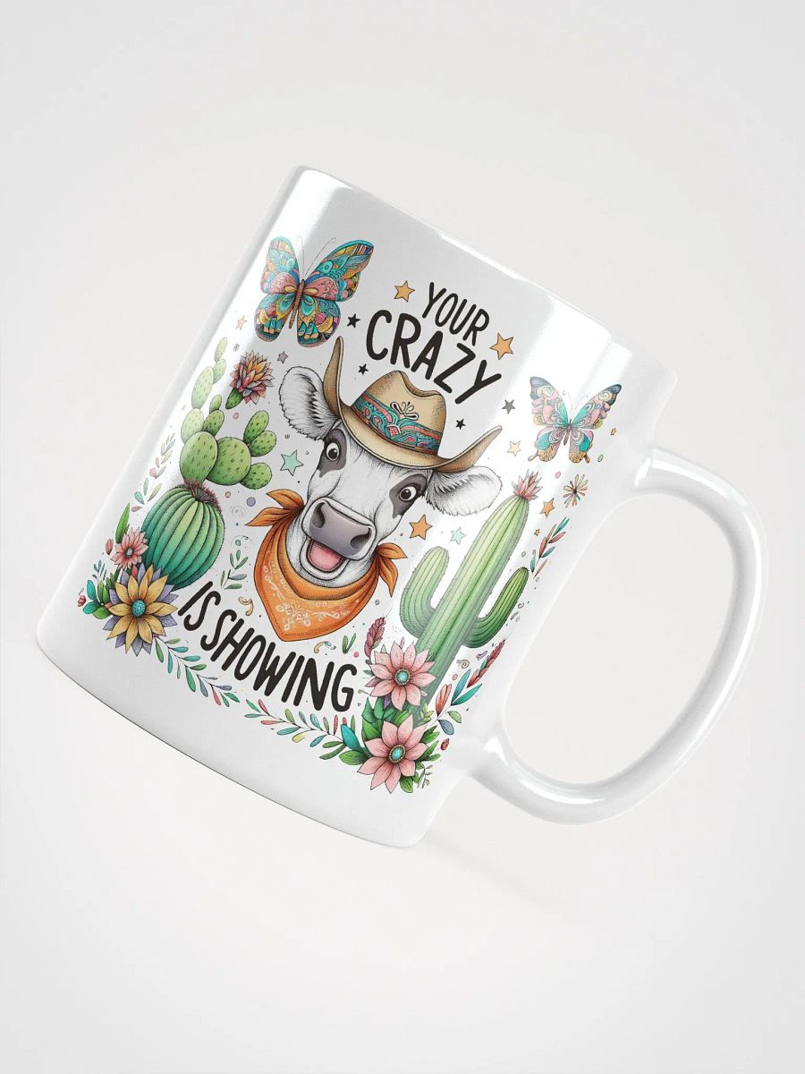 Cowboy Cow Crazy Is Showing Mug product image (10)