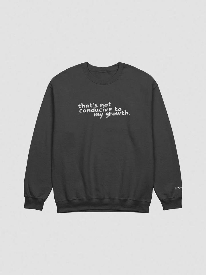 Conducive Crewneck Sweatshirt (Embroidered - Light Thread) product image (1)
