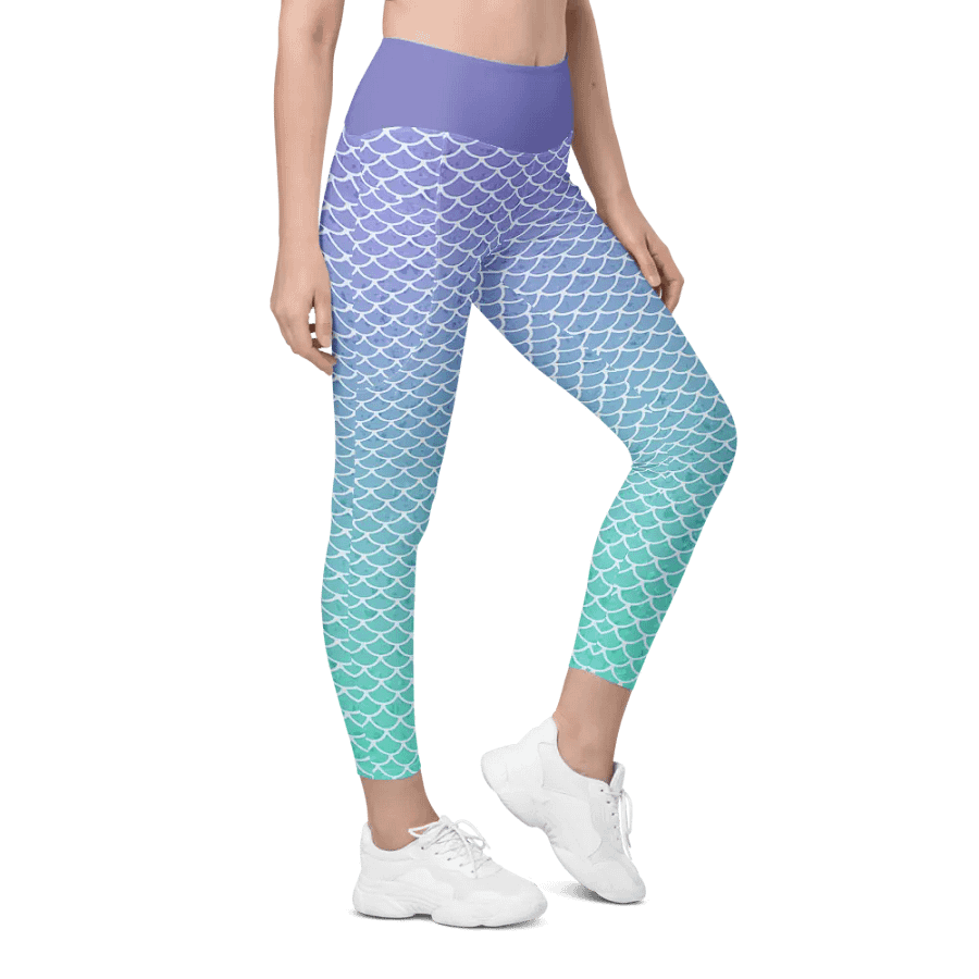 Gaming Mermaid Leggings with Pockets product image (11)