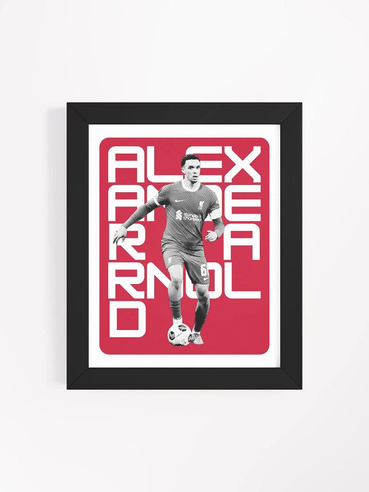 Trent Alexander-Arnold BW Liverpool Name Art Framed Print product image (1)