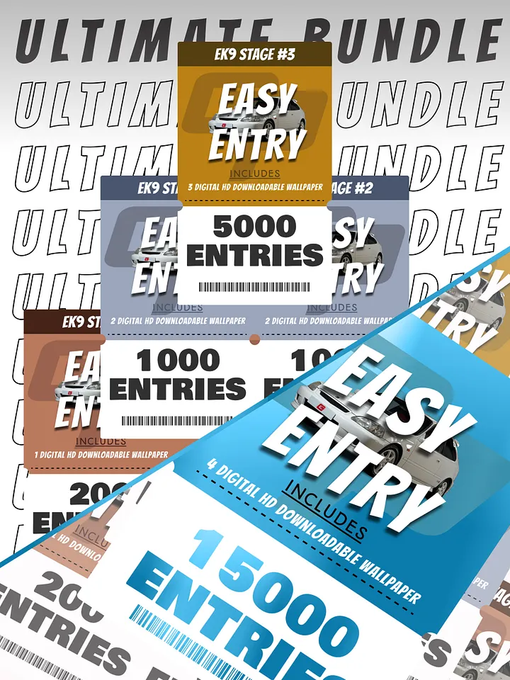 ULTIMATE ENTRY BUNDLE (22600 Entries) product image (1)