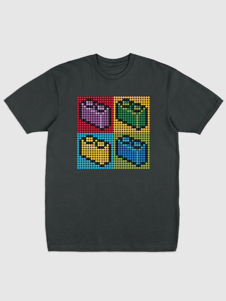 Brick Pixel Art Premium Heavyweight Tee product image (1)