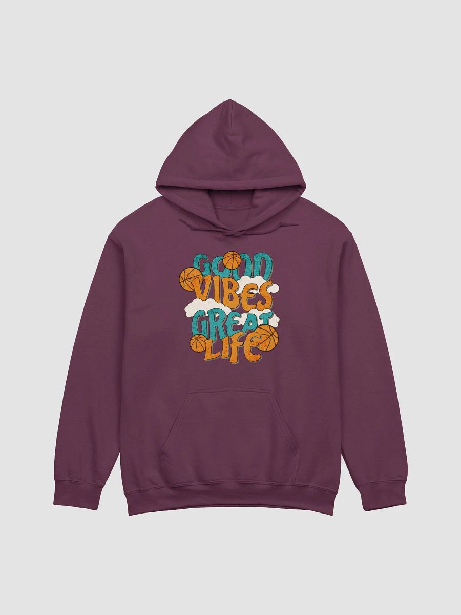 Good Vibes Great Life Basketball Hoodie product image (11)