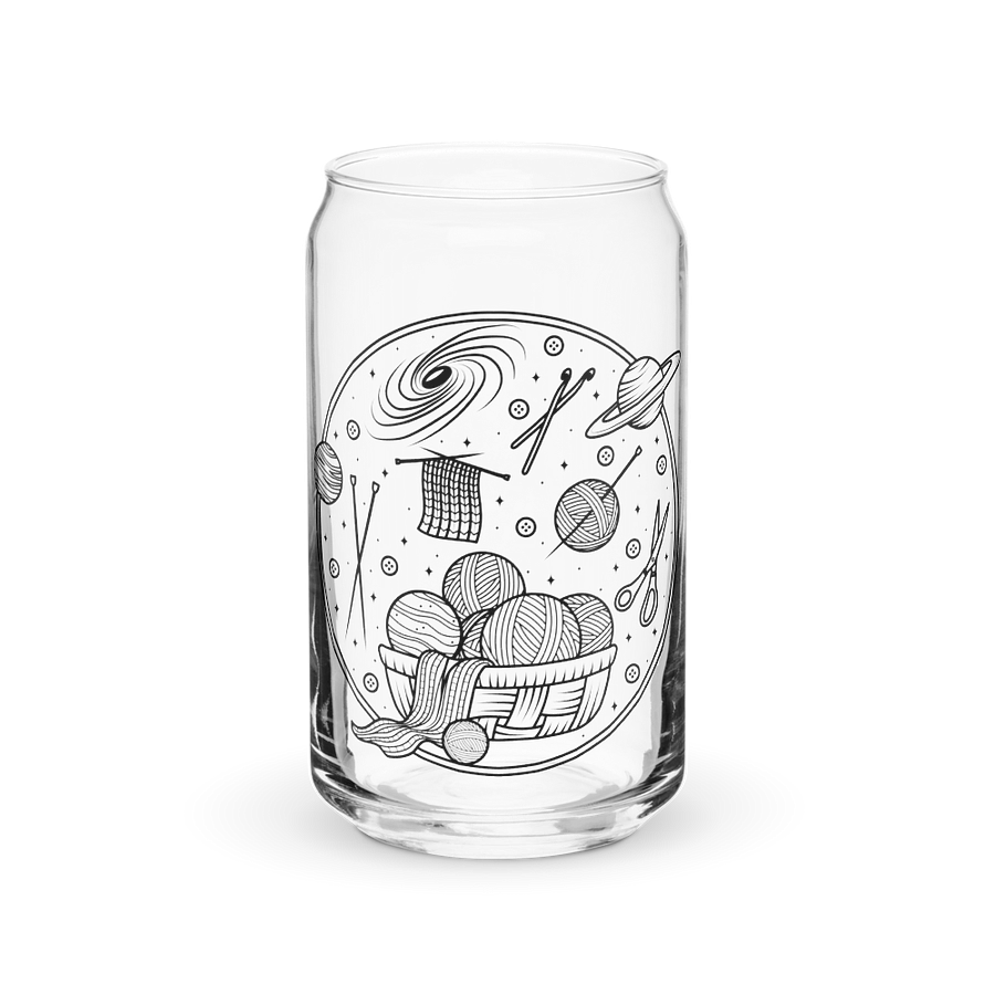 Yarn in Space Soda Can Shaped Glass product image (1)