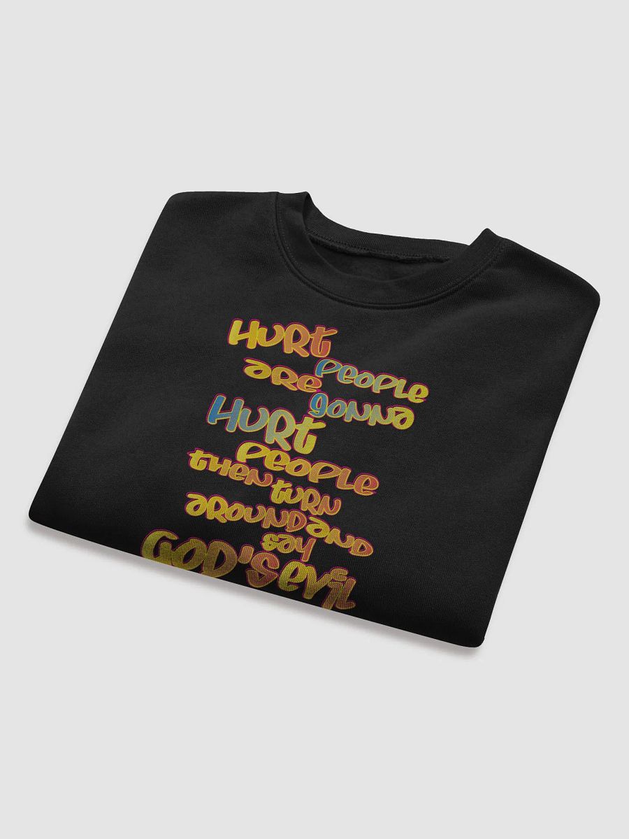 Hurt People - Graffiti - Bella+Canvas Women's Fleece Crop Sweatshirt product image (5)