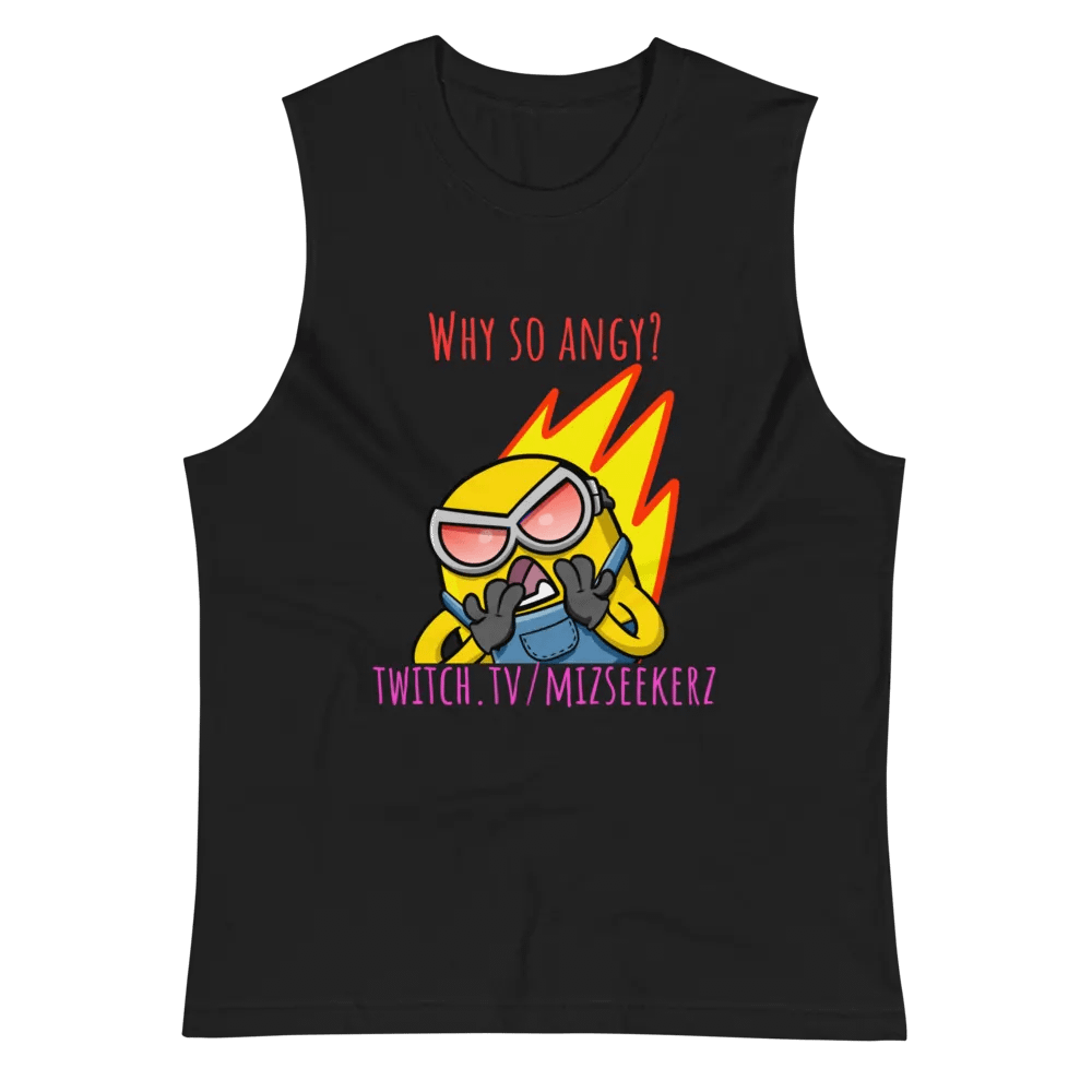 Men's Why So Angy Muscle Tank product image (4)
