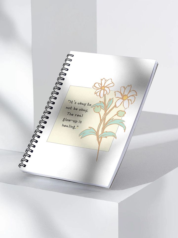Glow-Up Healing Spiral Notebook product image (2)