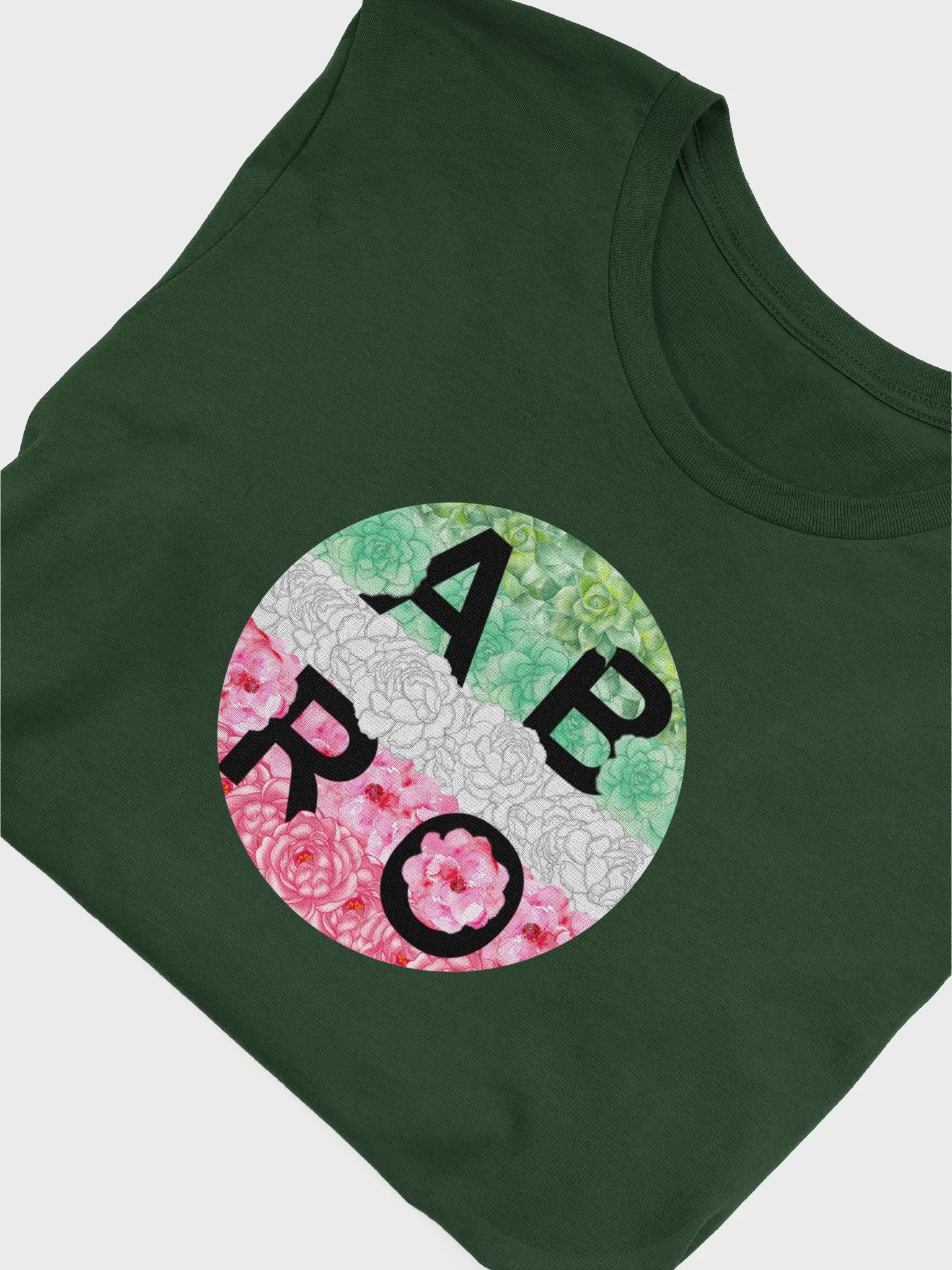 floral abrosexual t-shirt product image (5)