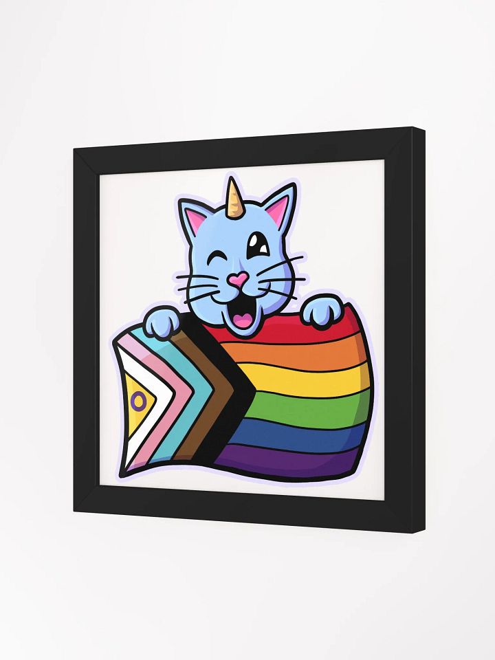 Progress Pride Kittycorn Framed Wall Art product image (11)