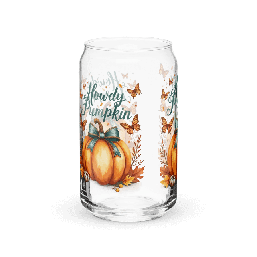Autumn Elegance And Pumpkin Season Can-Shaped Glass Set product image (4)