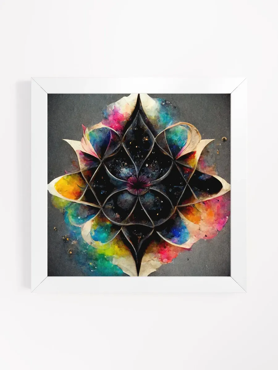 Sacred Geometry Matte Poster in Eco-Friendly Ayous Frame product image (4)