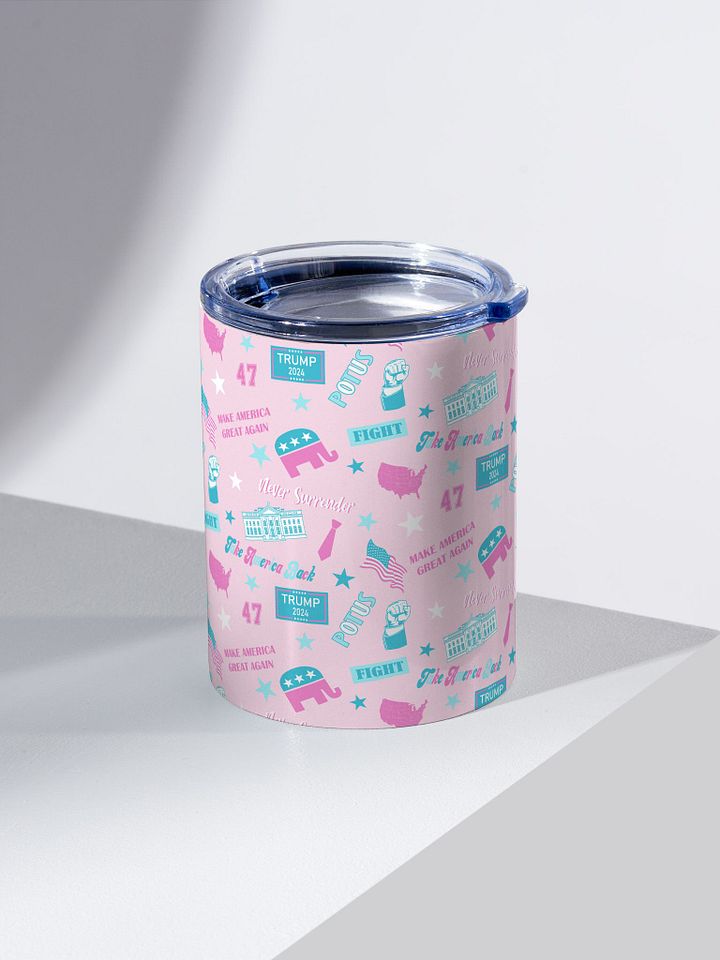 Trump 2024 Election-themed Pink Pattern Tumblr product image (2)