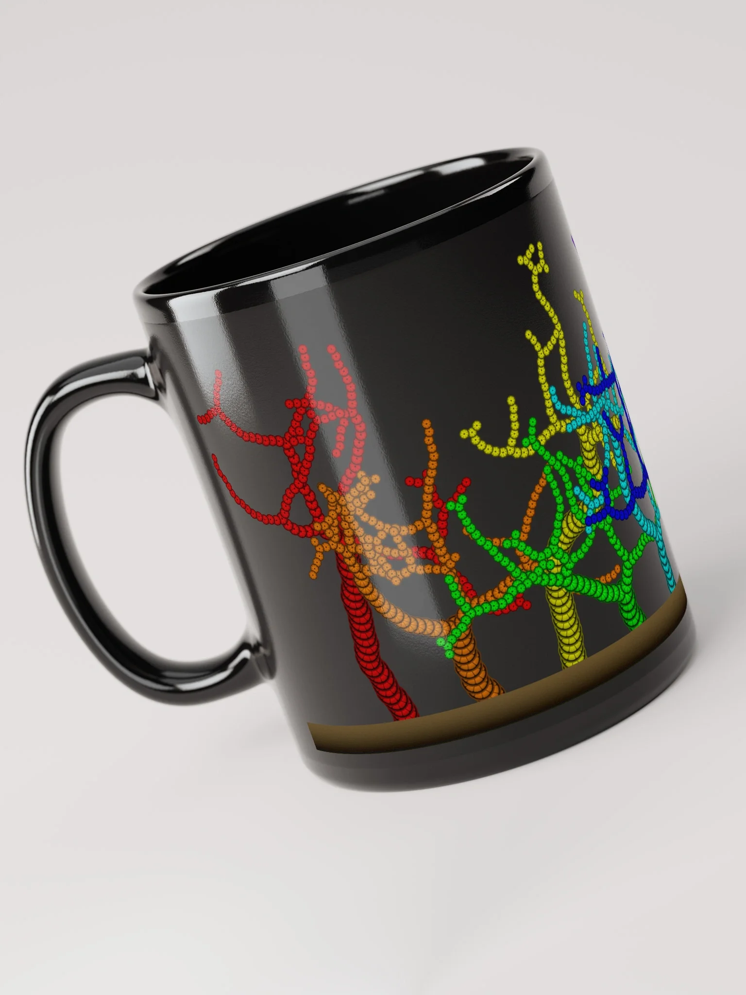 Colorful Trees Mug (Black) product image (3)