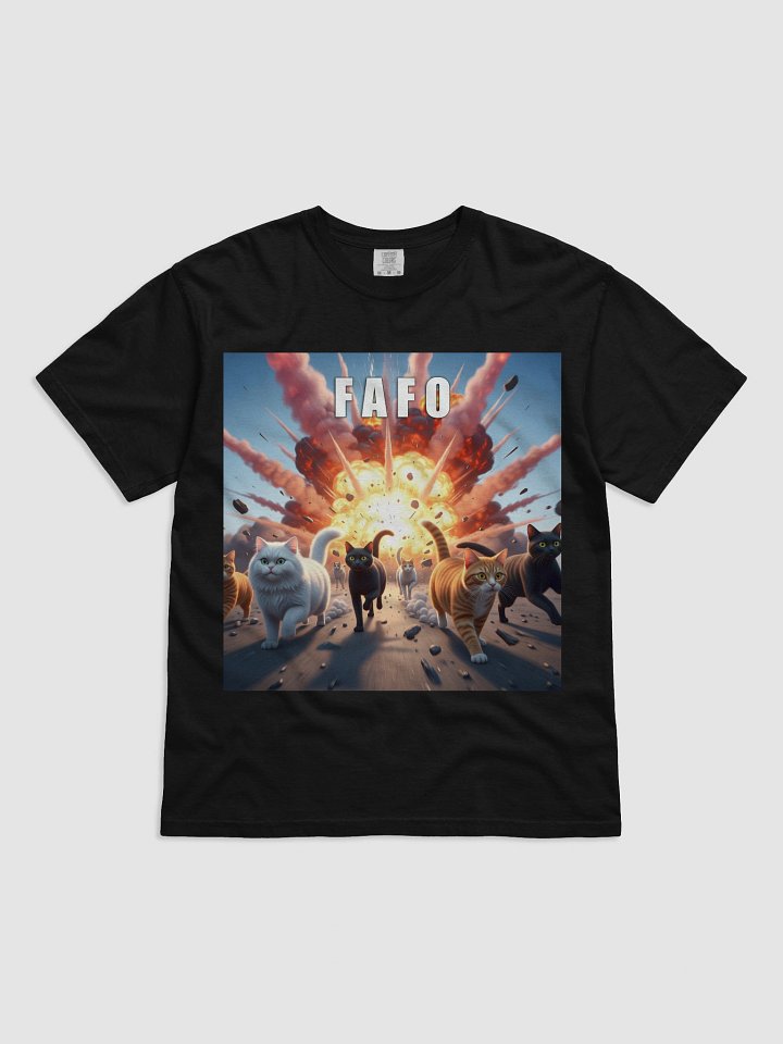 FAFO cat t-shirt product image (2)