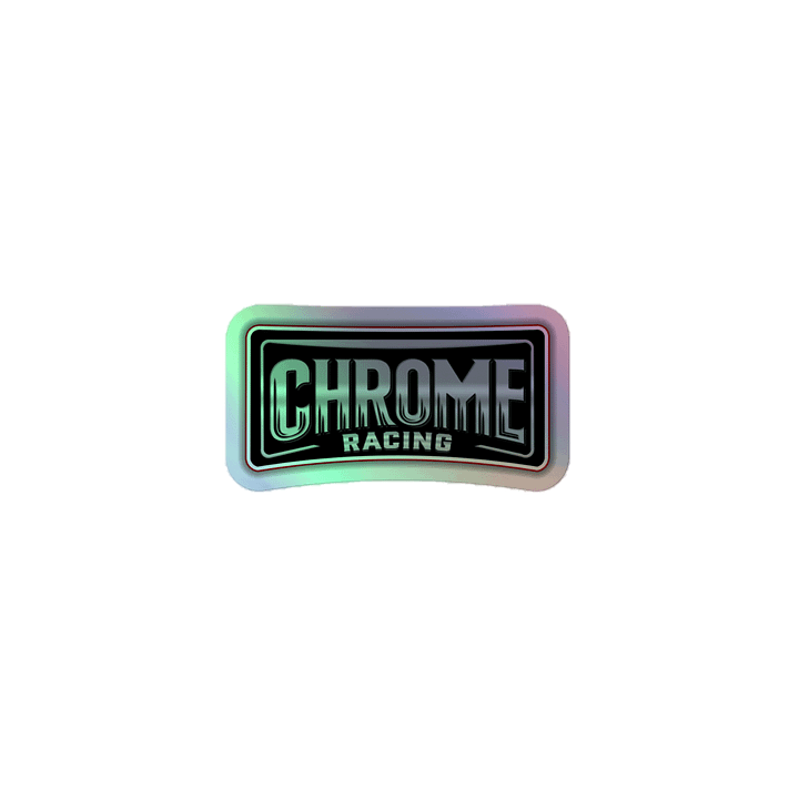 Chrome Racing Holographic Sticker product image (1)