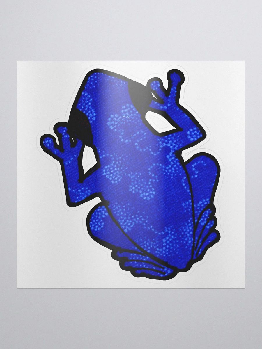 Big Frog Sticker in Cobalt product image (1)