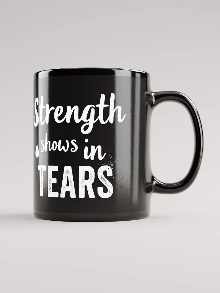 Strength Shows in Tears  – The Johnny Depp Inspired Mug That Empowers You to Embrace Vulnerability and True Courage product image (1)