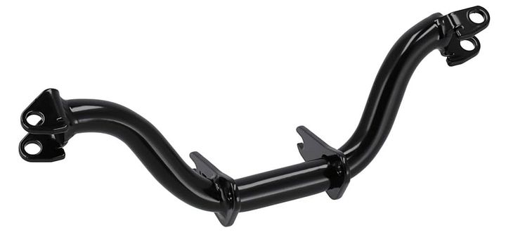 NM Tuning Fußrastenträger, für MX Fußrasten - Stahl-Aluminium, Schwarz, Vorder product image (1)