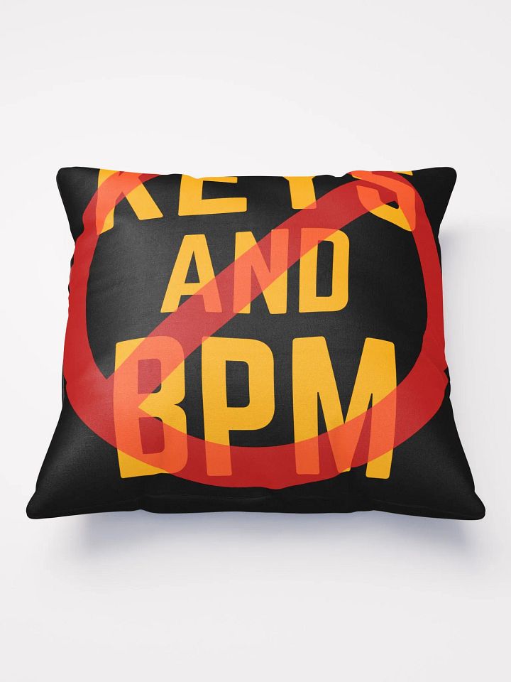 Say NO to Chris' KEYS N BPM - Single Design Pillow product image (1)
