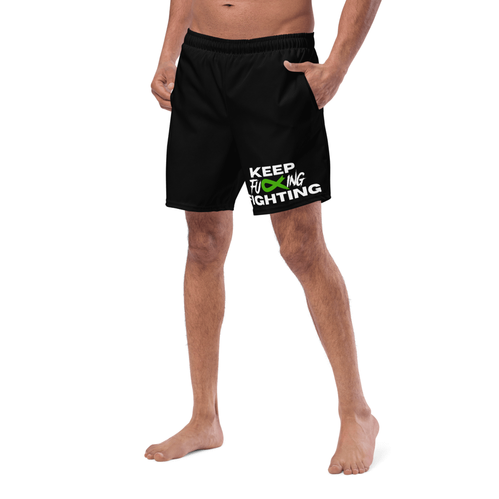 Keep Fucking Fighting Swim Trunks product image (2)