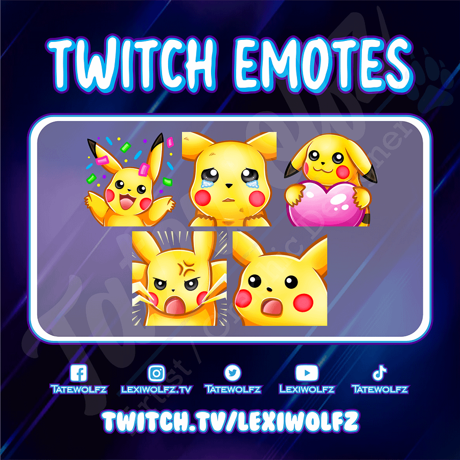 Twitch Emotes: Pikachu product image (1)