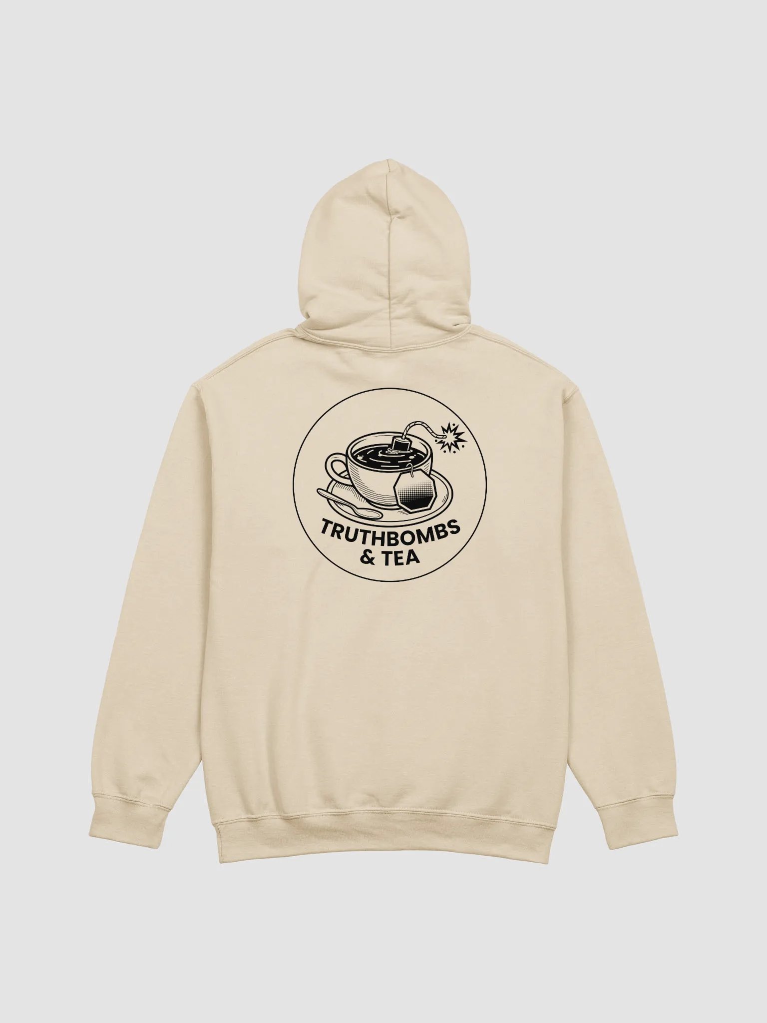 Unisex Hoodie Black Print Truthbombs & Tea Official product image (13)