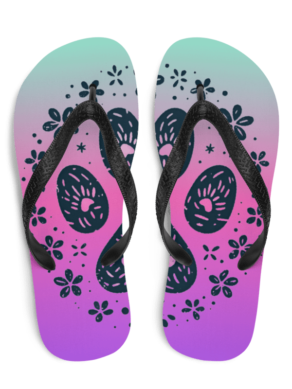 Split Paw Print Flip Flops product image (1)
