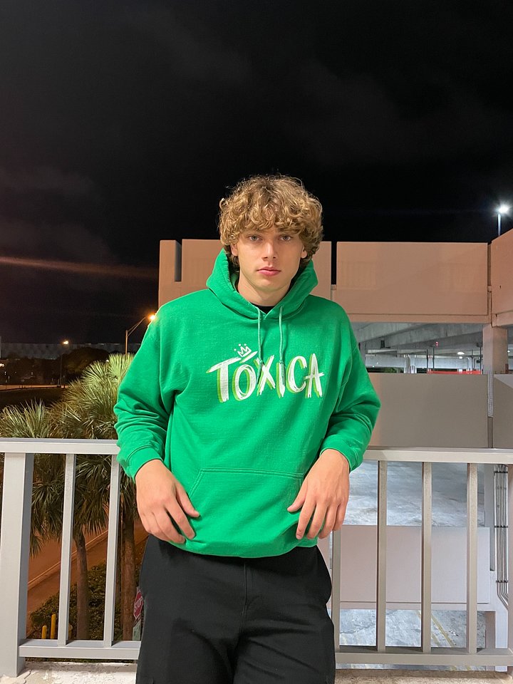 Toxica Green Hoodie product image (1)