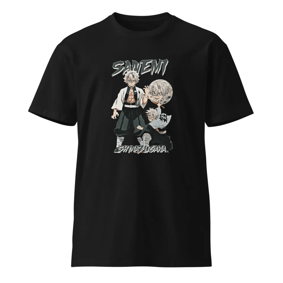 Sanemi Shinazugawa Three-Pose Anime T-Shirt product image (1)