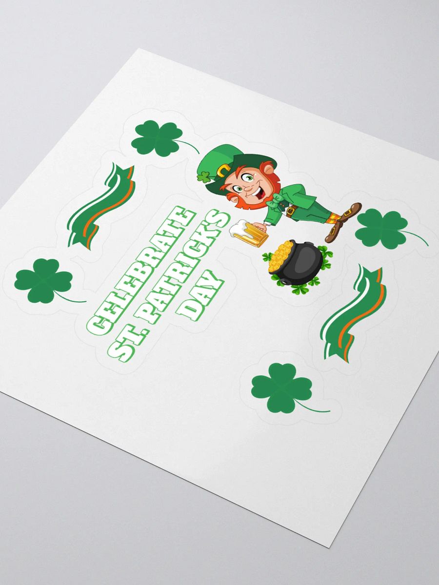 Celebrate St. Patrick's Day Holiday Sticker product image (3)