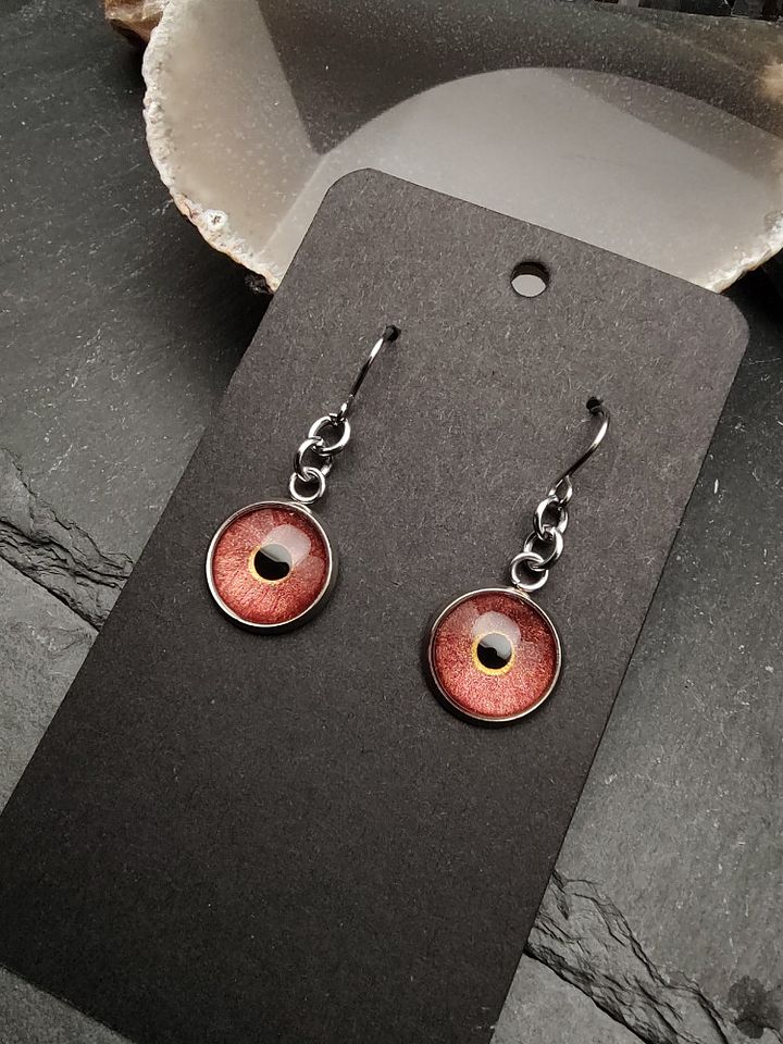 Earrings Eyes - Ember Aura Ward product image (1)