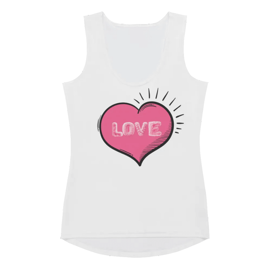 Fluffy Pink Love Women's Tank Top product image (9)