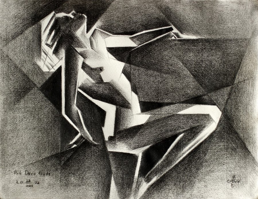 Art Deco Nude – 23-08-22 product image (1)