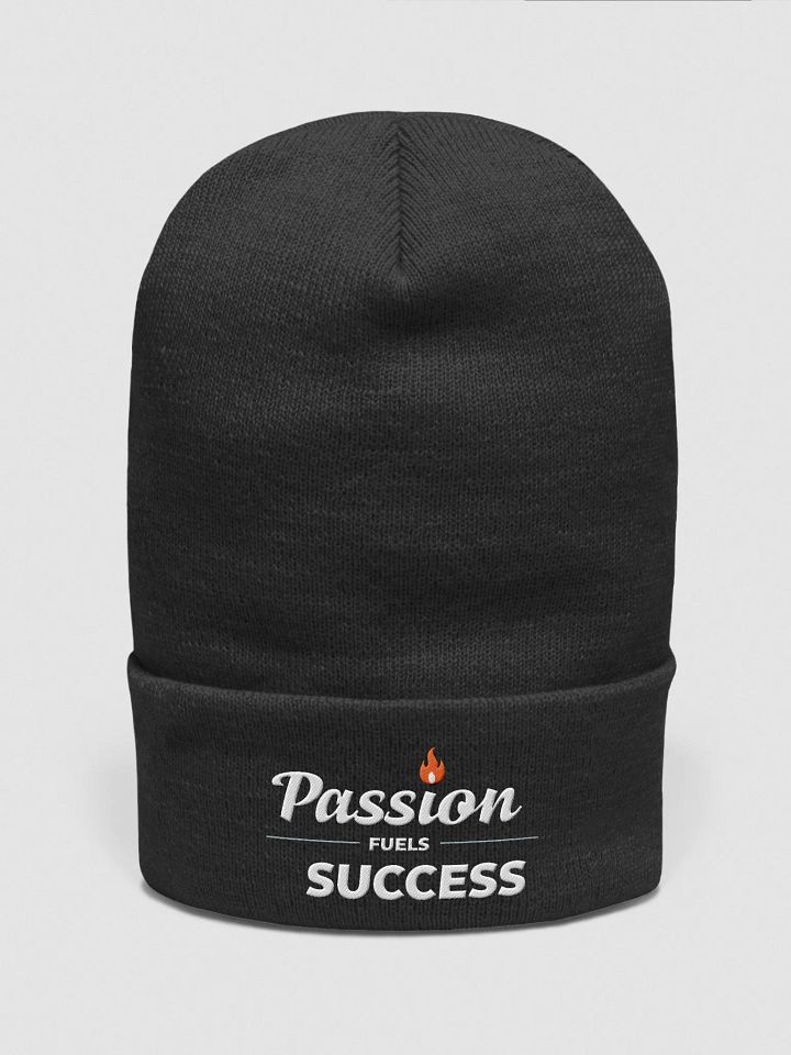 Unlock Your Inner Power with the Passion Fuels Success Beanie – Inspired by Kylie Jenner’s Unstoppable Drive! product image (1)