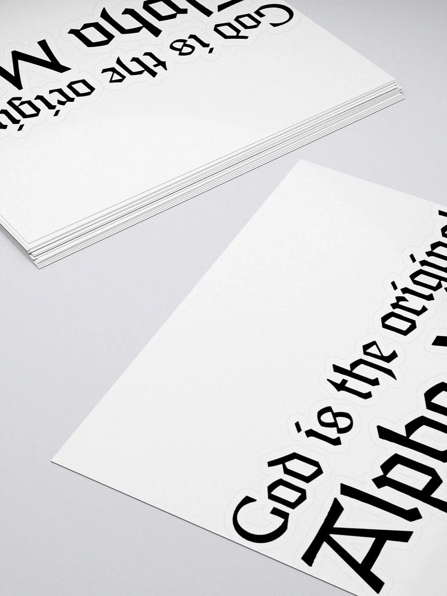 Alpha Male Sticker (Black) product image (10)