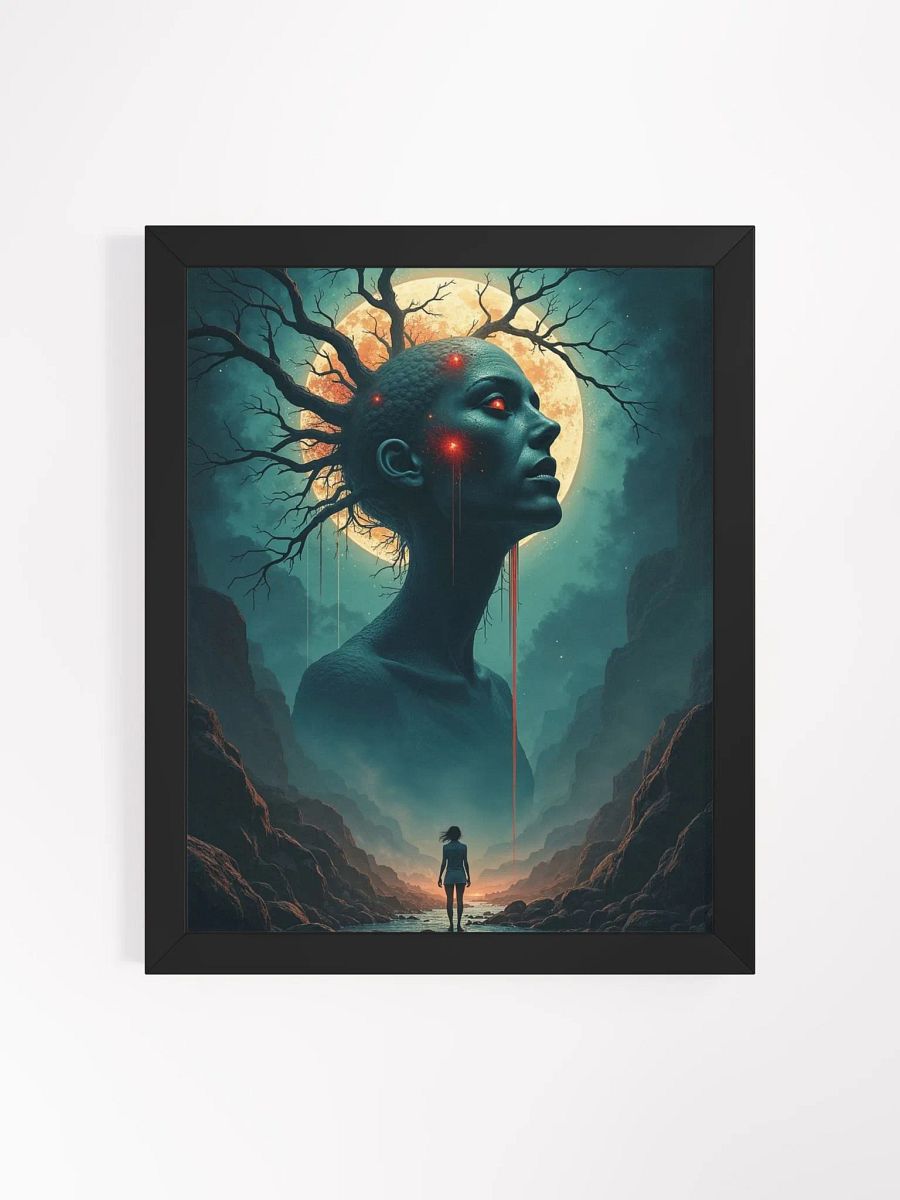 Ethereal Moonlit Vision Framed Print product image (13)