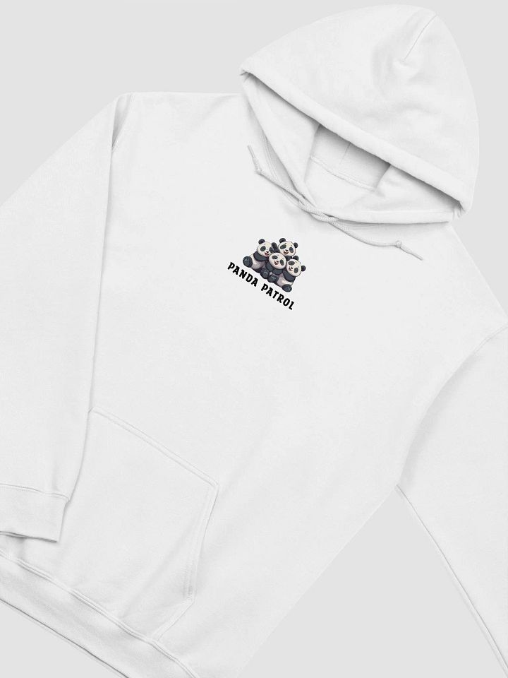panda patrol hoodie (dark text) product image (2)