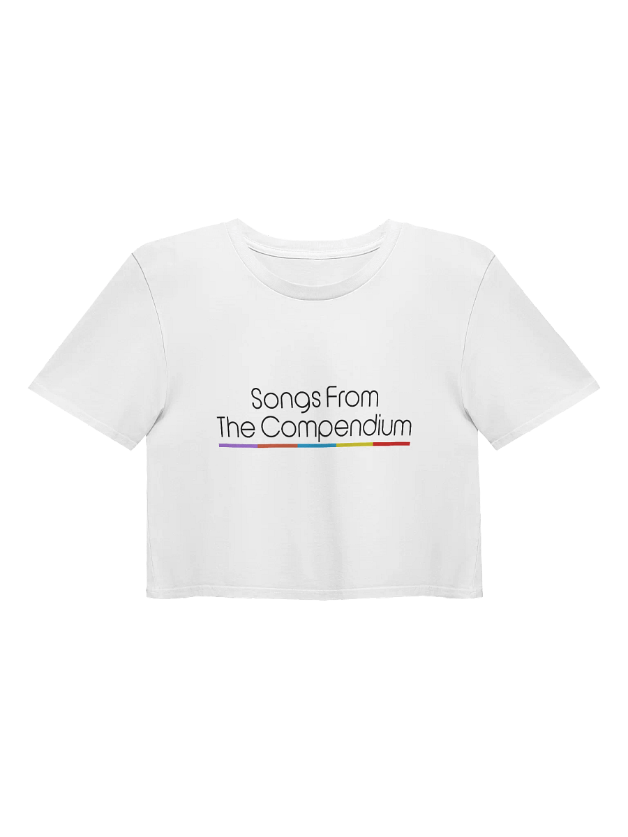 "Songs From The Compendium" Crop Tee product image (1)