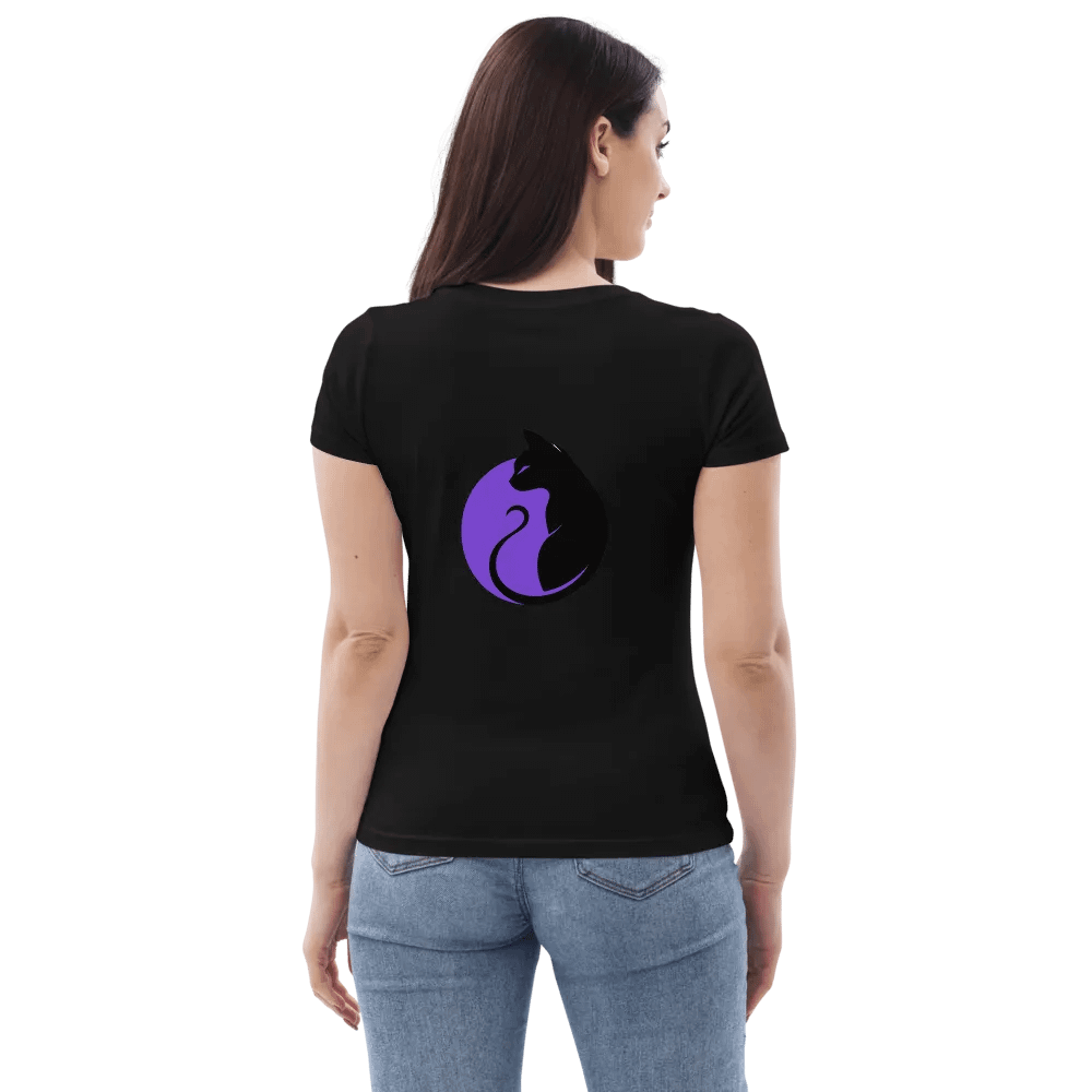 KawaiKitten Fitted Black Tee product image (1)